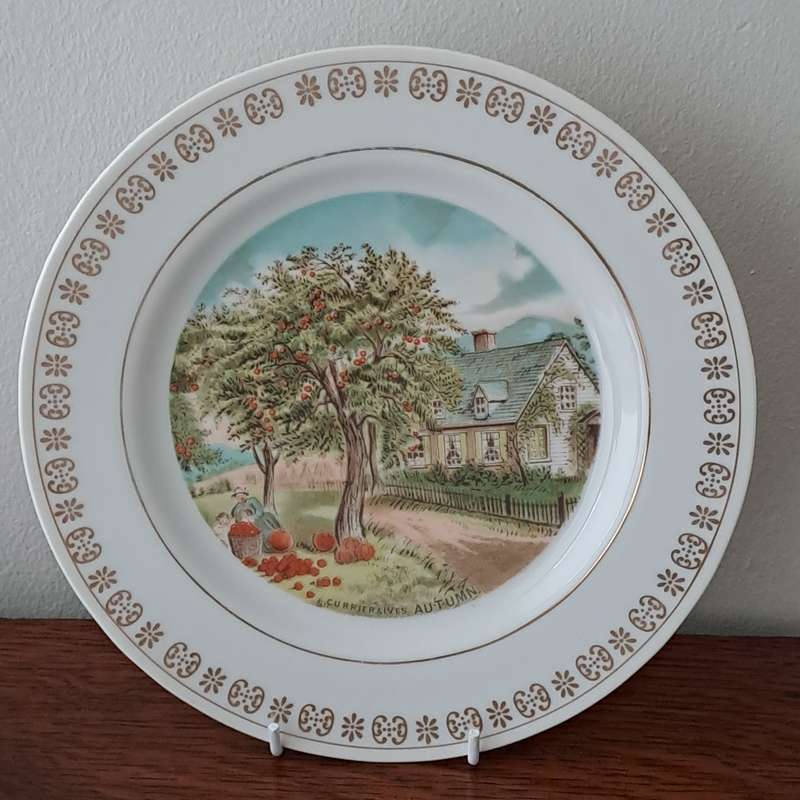 Currier & Ives 'Autumn' Plate