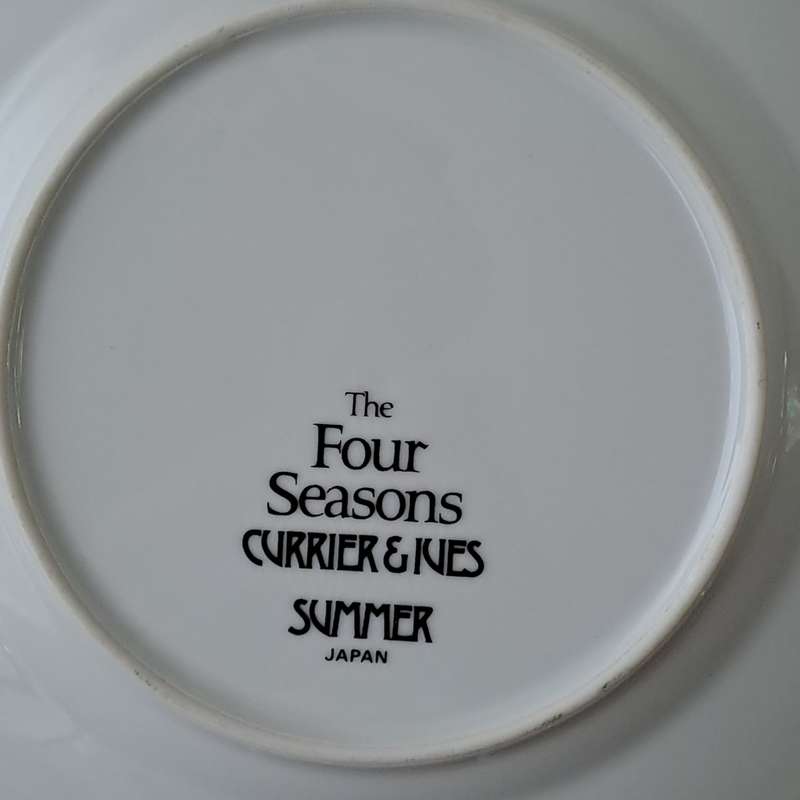 Currier & Ives 'Summer' Plate