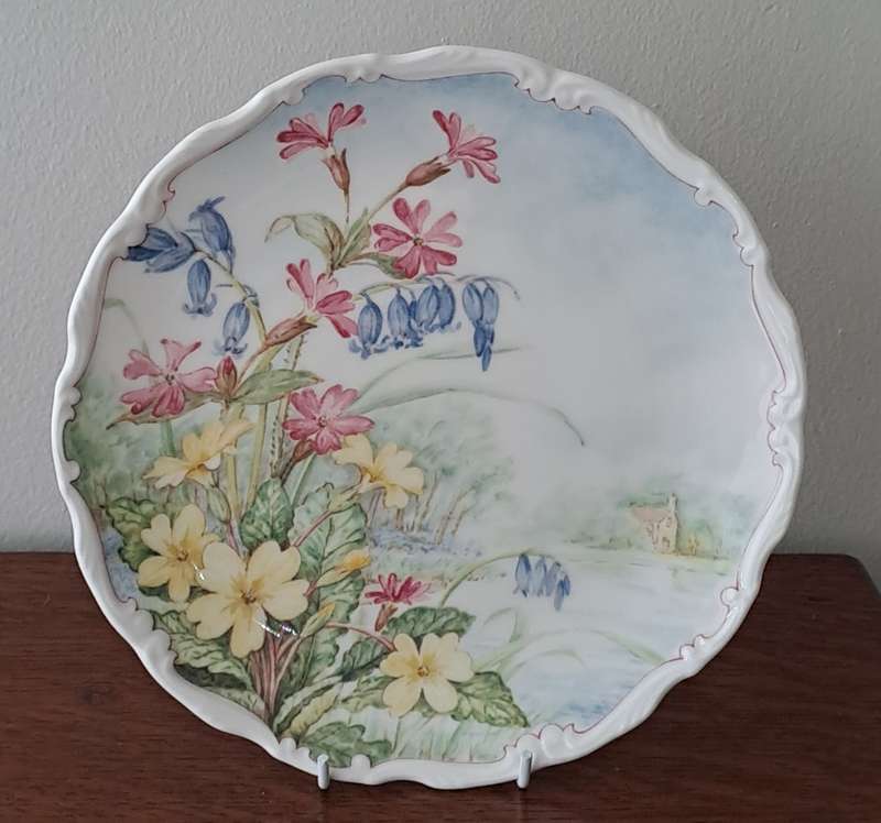 Royal Albert Plate 'Primrose and Bluebell'