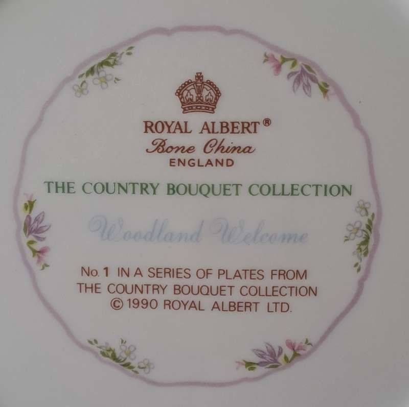 Royal Albert Plate 'Woodland Welcome'
