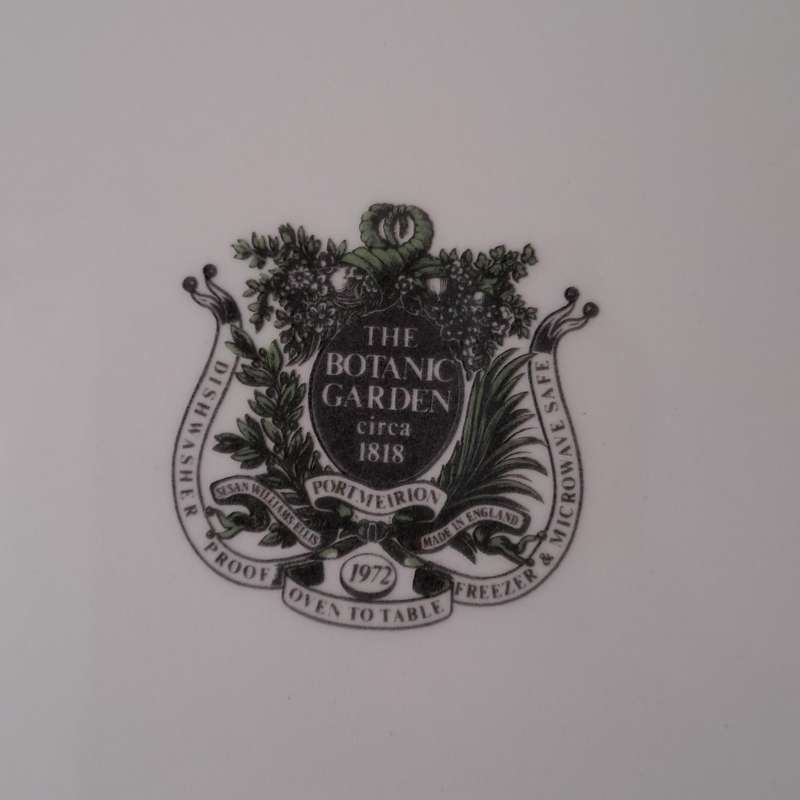 Portmeirion Botanic Garden 'Christmas 1995' Plate - boxed