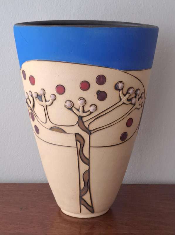 Zulu Lulu Vase 'Tree of Life'