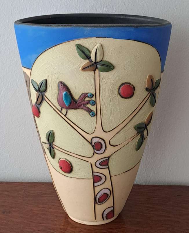 Zulu Lulu Vase 'Tree of Life'
