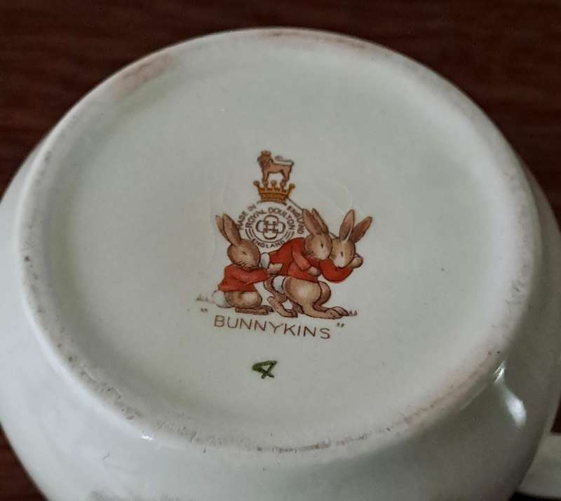Royal Doulton Bunnyking Mug signed by Barbara Vernon