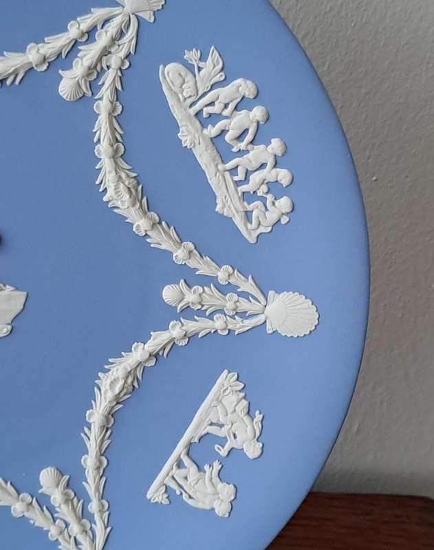 Wedgwood Jasperware Cherub Cabinet Plate