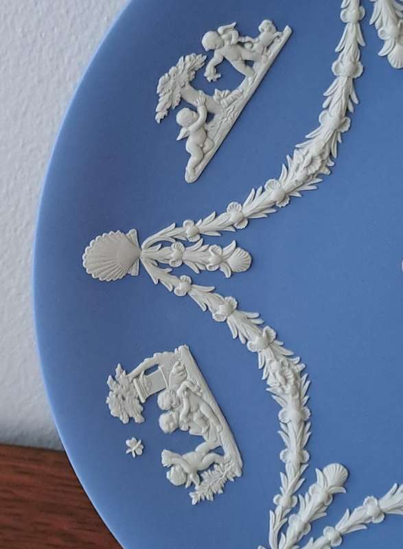 Wedgwood Jasperware Cherub Cabinet Plate
