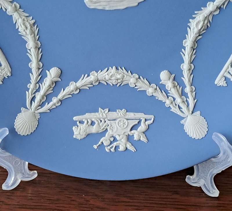 Wedgwood Jasperware Cherub Cabinet Plate