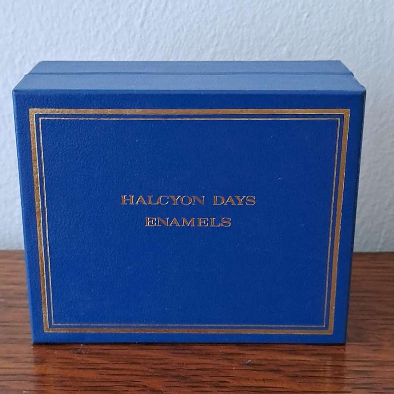 Halcyon Days Enamels Trinket Box 'A Year To Remember 1998'