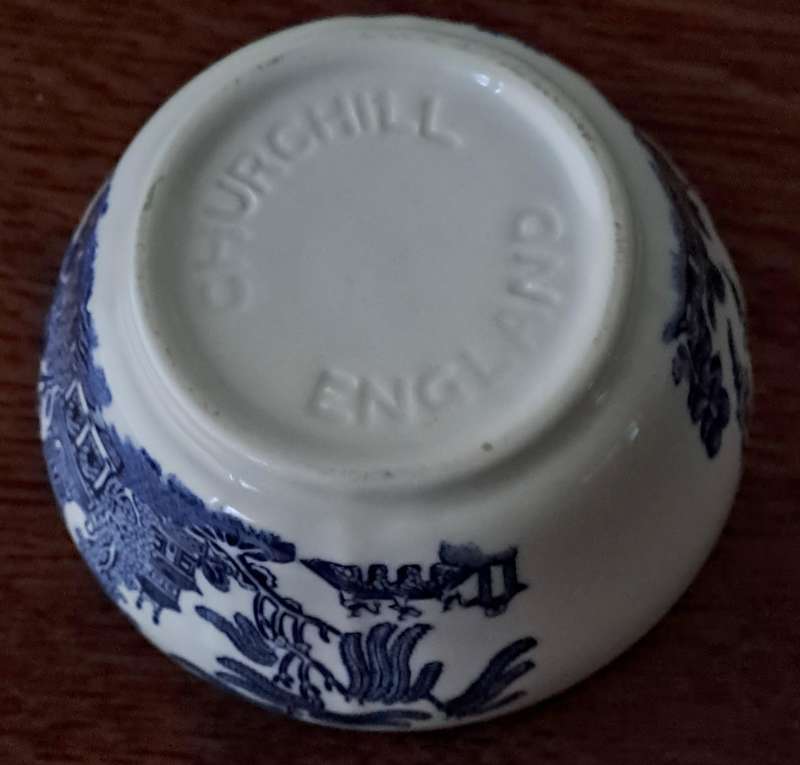 Willow Pattern Sugar Bowl