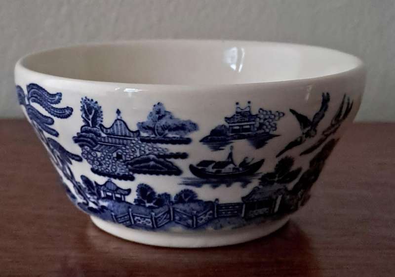 Willow Pattern Sugar Bowl