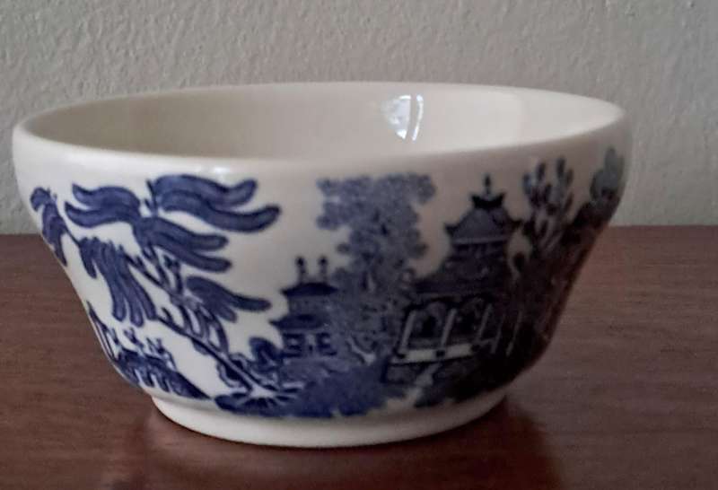 Willow Pattern Sugar Bowl