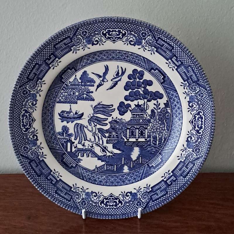 Willow Pattern Plate 20.5 cm