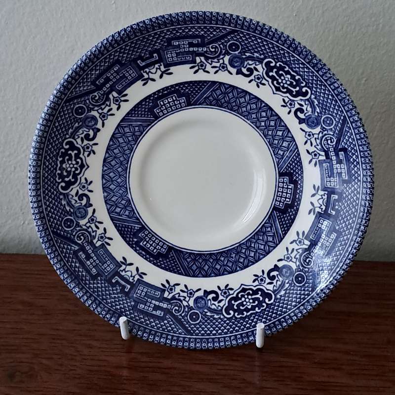 Willow Pattern Cup and Saucer