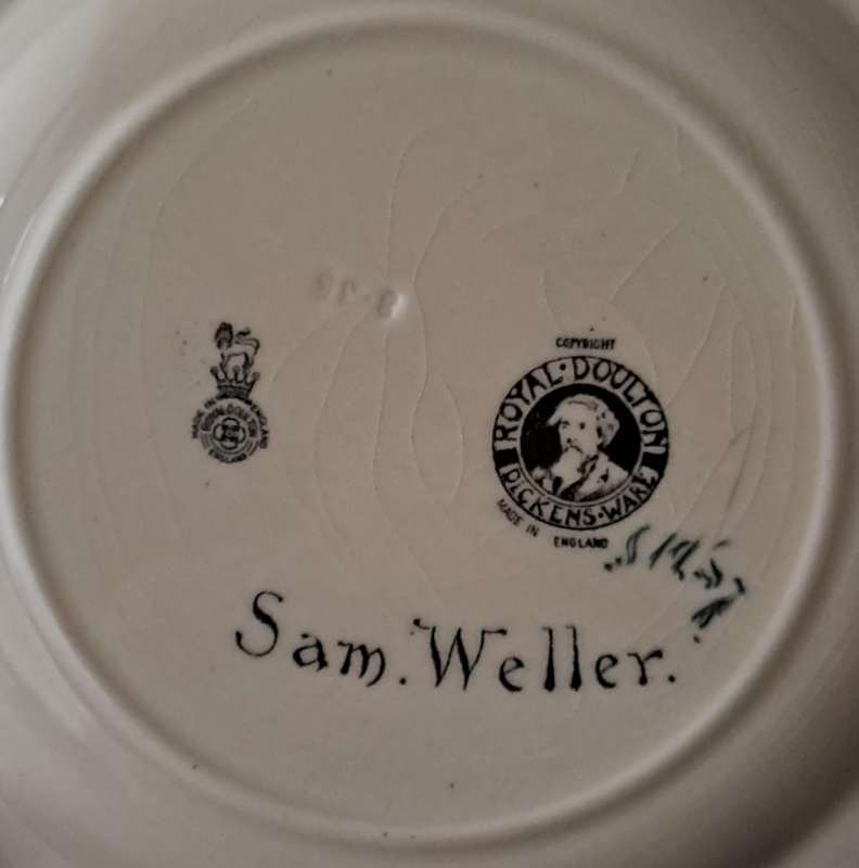 Royal Doulton Dickensware Plate 'Sam Weller'