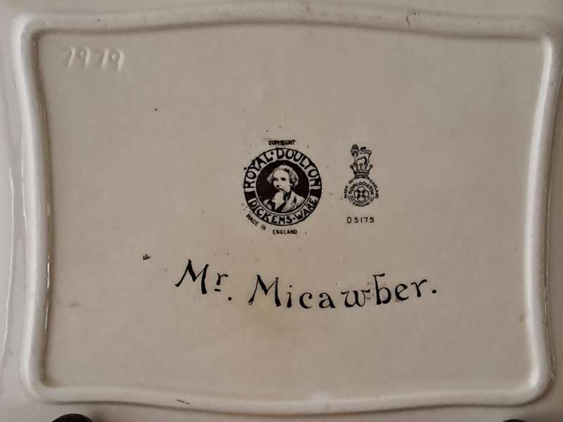 Royal Doulton Dickensware Shallow Dish 'Mr Micawber'