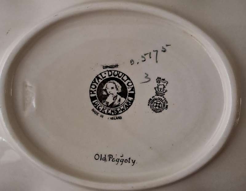Royal Doulton Dickensware Dish 'Old Peggoty'
