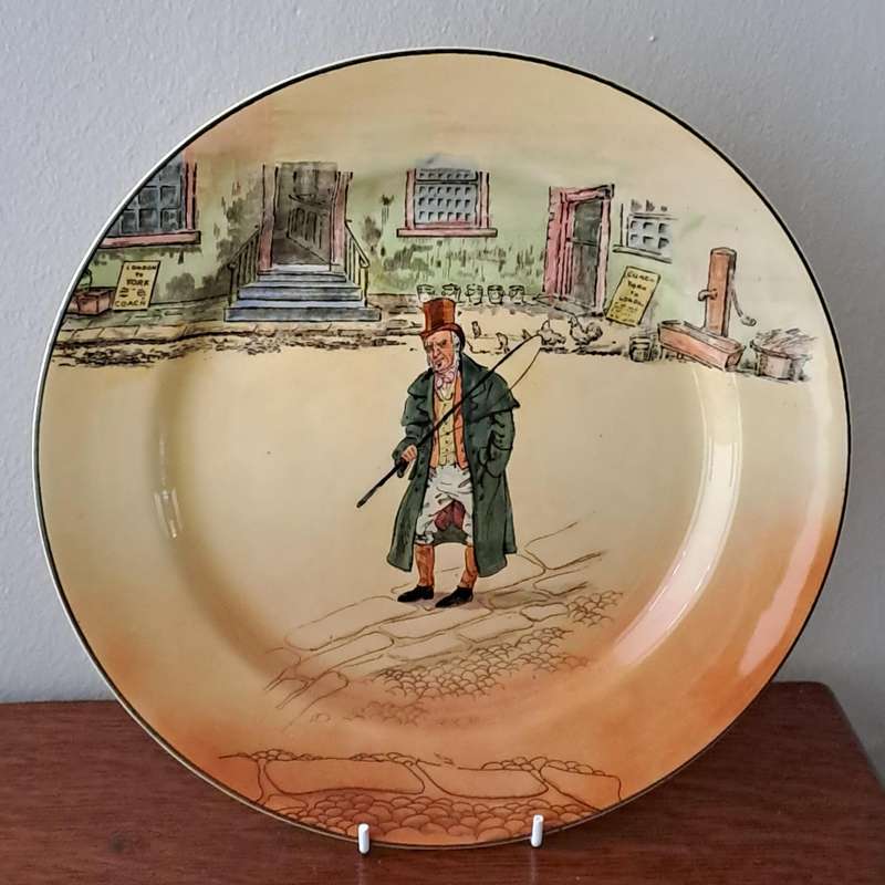 Royal Doulton Dickensware Rack Plate 'Barkis'