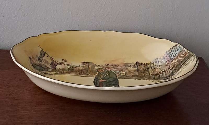 Royal Doulton Dickensware Oval Bowl 'Fagin'