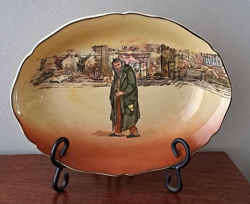 Royal Doulton Dickensware Oval Bowl 'Fagin'
