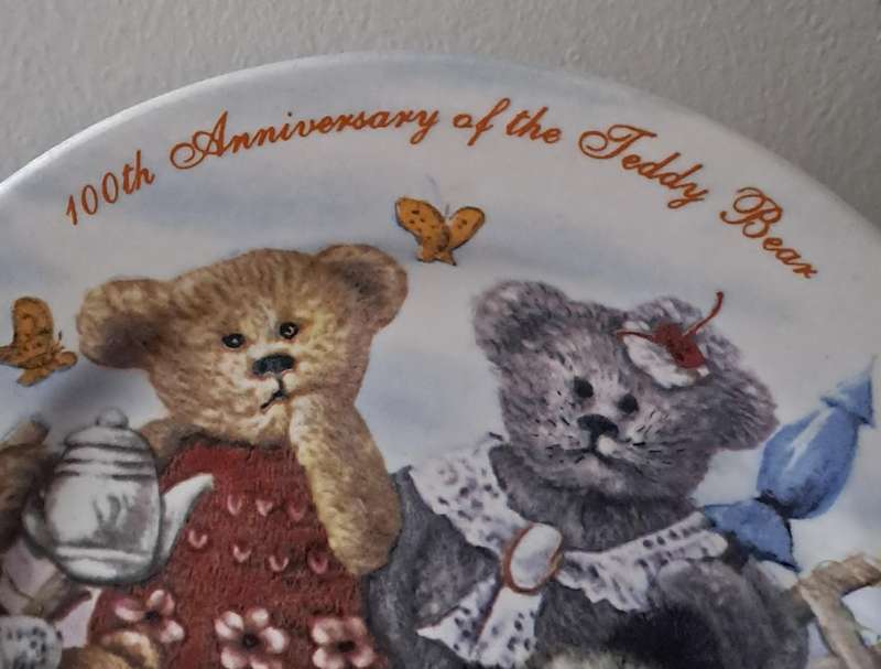 Plate 100th Anniversary of the Teddy Bear