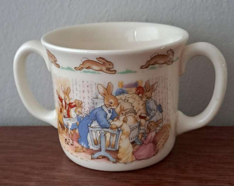Royal Doulton Bunnykins Mug - 'Celebrate Your Christening'