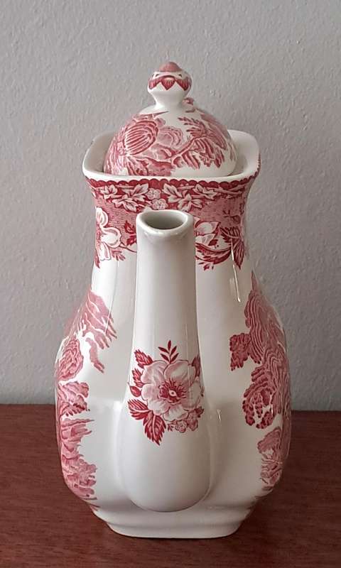Enoch Wedgwood Tunstall 'Woodland' Large Coffee Pot