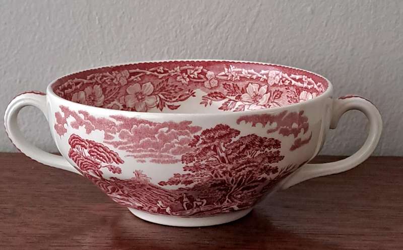 Enoch Wedgwood Tunstall 'Woodland' Soup Cups
