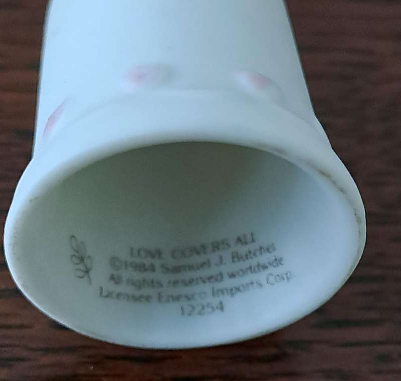 Thimble by Samuel J Butcher - 'Love Covers All'