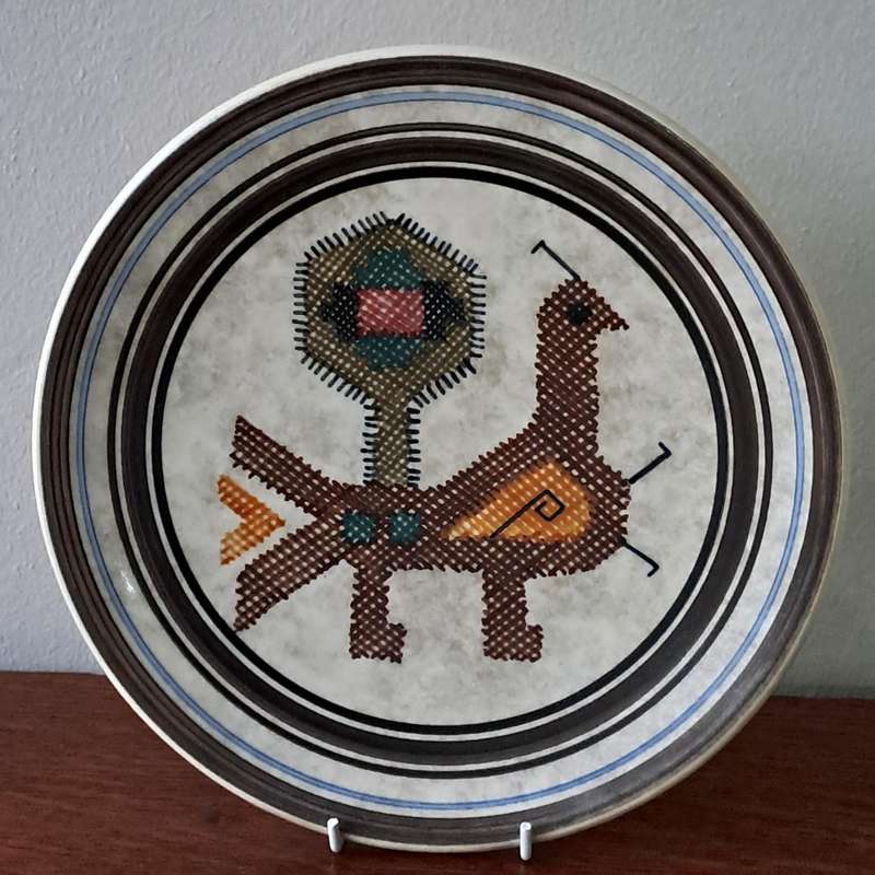 Greek Folk Art Plate
