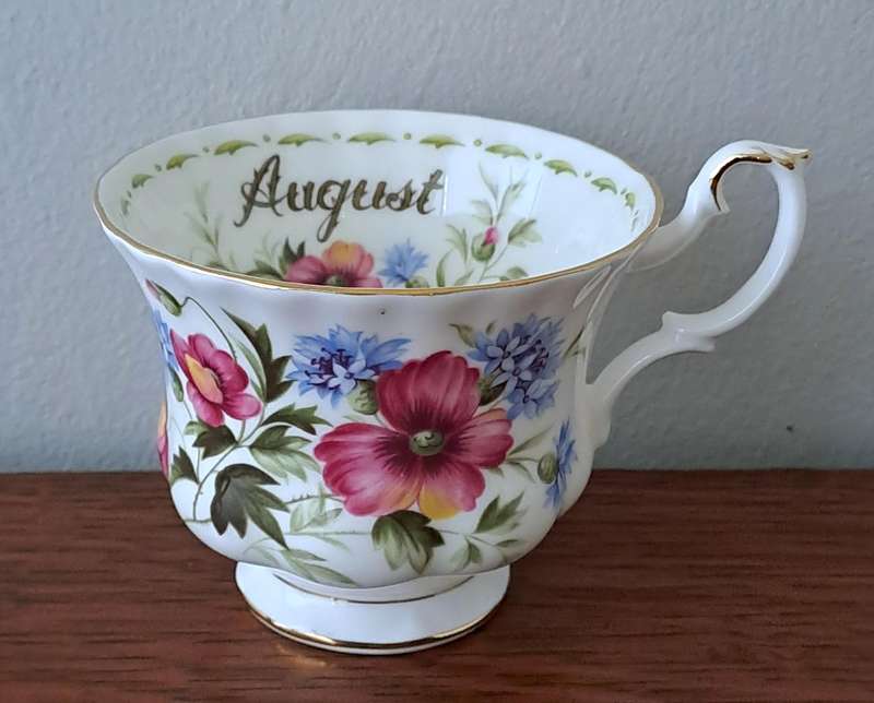 Royal Albert Flower of the Month Tea Cup - August