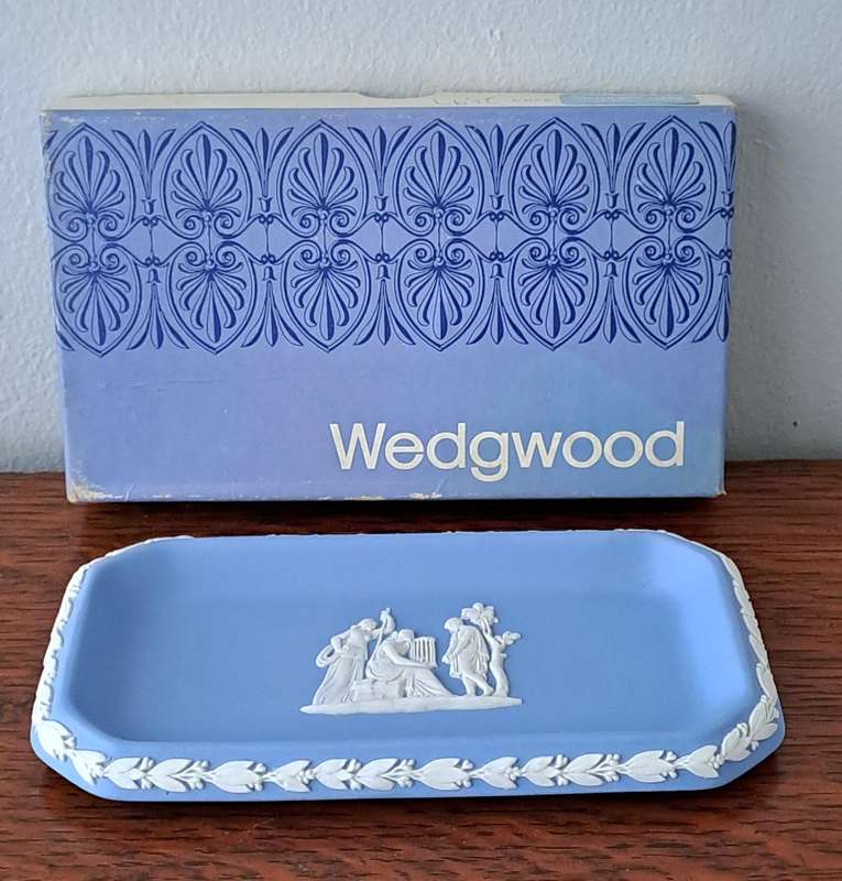 Wedgwood Jasperware Oblong Sweet Dish - Boxed