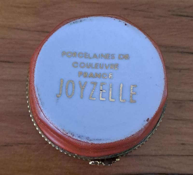 French Hinged Pill/Trinket Box