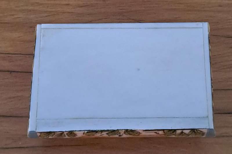 Hinged Book Shape Trinket Box