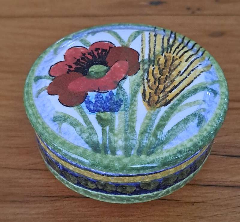 Poppy Trinket Box - signed