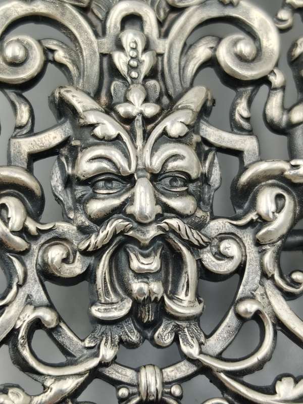Sterling silver belt buckle 1890's