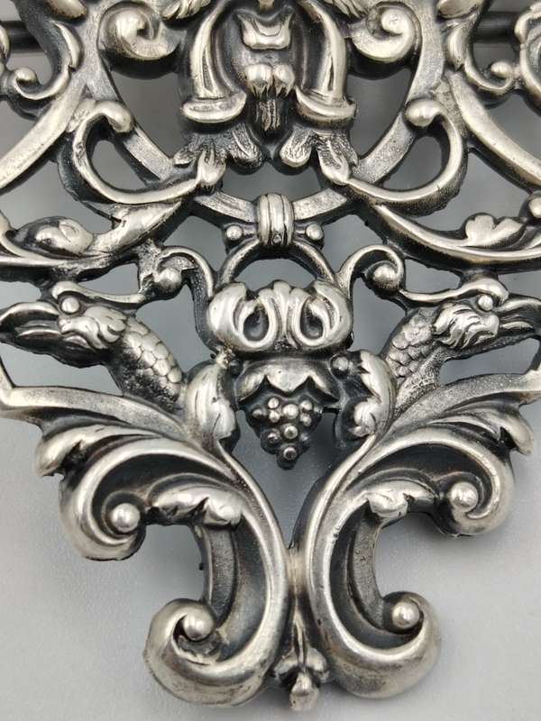 Sterling silver belt buckle 1890's
