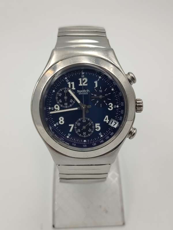 Swath irony chronograph 40mm ex crown