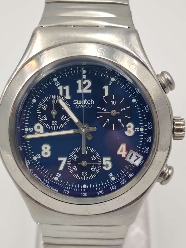 Swath irony chronograph 40mm ex crown