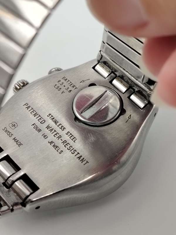 Swath irony chronograph 40mm ex crown
