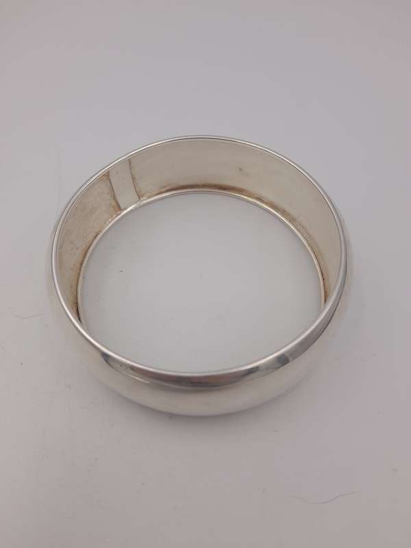 Big sterling silver bangle 64mm inside diameter