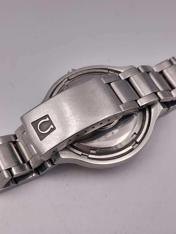 Omega F300 cone watch WORKING 40mm ex crown 46mm lug to lug