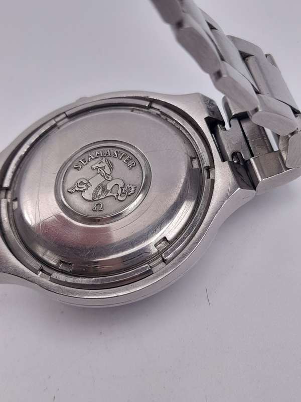 Omega F300 cone watch WORKING 40mm ex crown 46mm lug to lug