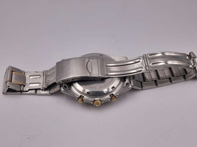 Buren Chronographe Quartz WORKING 40mm ex crown 46mm lug to lug