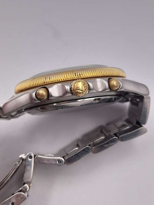 Buren Chronographe Quartz WORKING 40mm ex crown 46mm lug to lug