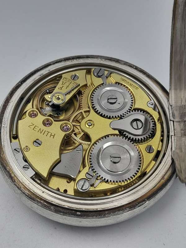 Zenith Alarm pocket watch WORKING