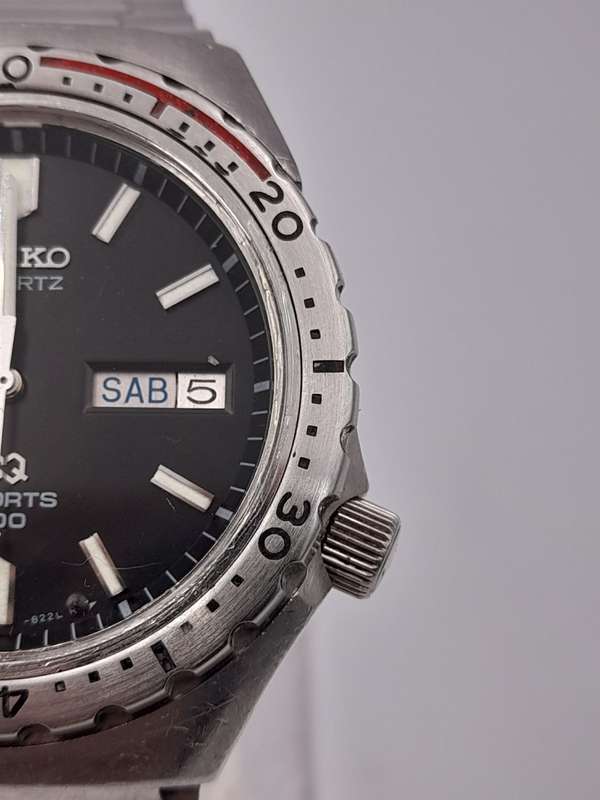 Seiko SQ Sports 100 WORKING 35mm ex crown 41mm lug to lug