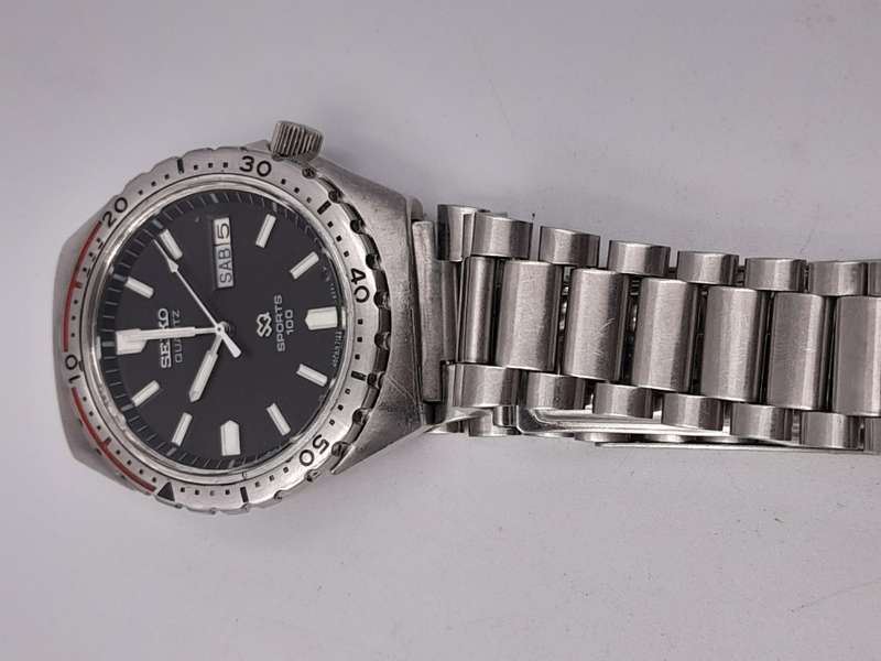 Seiko SQ Sports 100 WORKING 35mm ex crown 41mm lug to lug