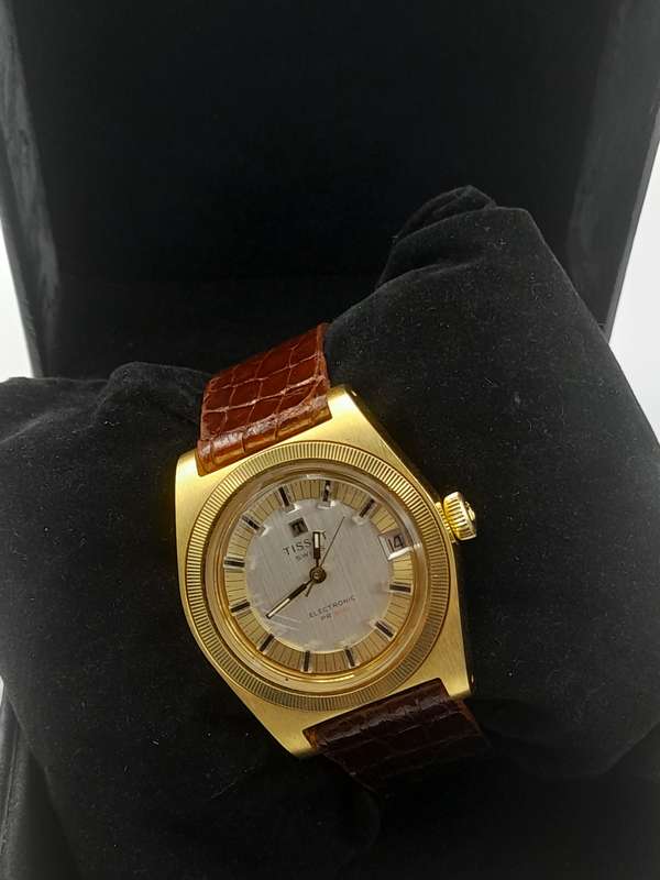 Tissot electronic PR516 WORKING 36mm ex crown 43mm lug to lug NEW OLD STOCK