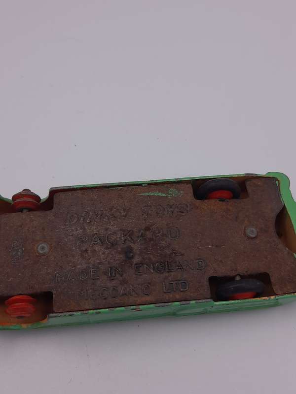 Vintage Dinky Toys padcard no 132 worn