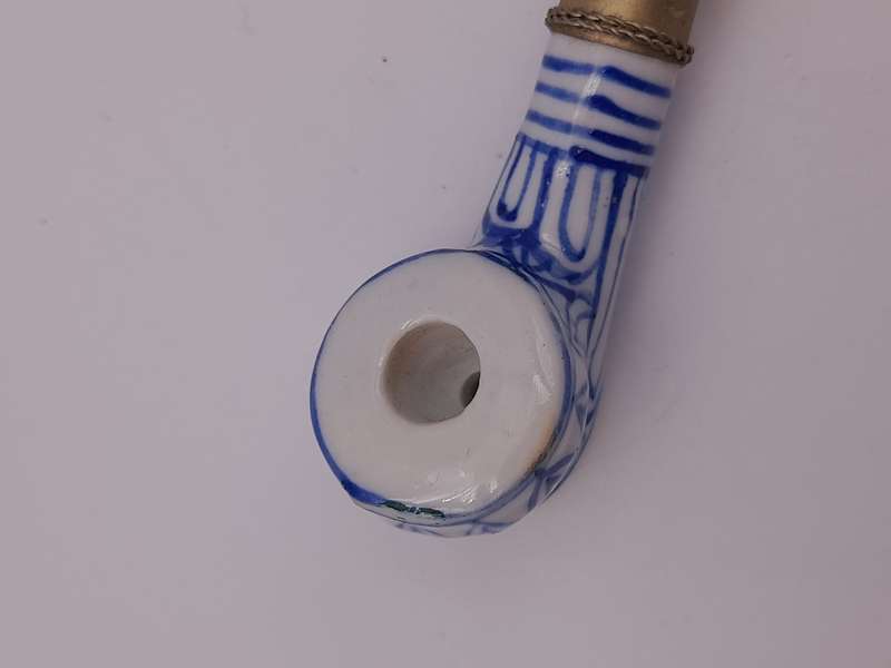 Ceramic tobacco head smoking pipe